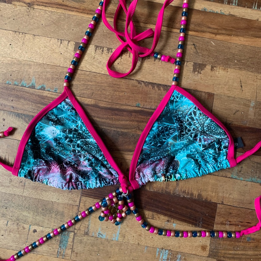 NWOT Geometric Bikini Rave - Picture 4 of 7
